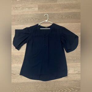 Express Dark Blue Women's Blouse